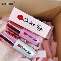Rouge à Lèvres Liquide Glossy Luxe en Gros, Marque Privée Votre Logo Maquillage, Brillant à Lèvres avec Tube de Brillant à Lèvres Diamant Fournisseur