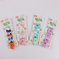 Chaîne de sucette épaisse pour bébé, 100 couleurs variées, cordon anti-chute avec attache pour sucette, accessoires pour bébé