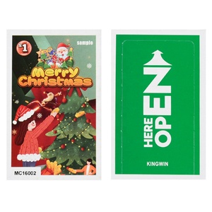 Boletos de Lotería Personalizados con Sistema de Raspar, Impresión a Todo Color HD, Diseño Gratuito, Reglas de Ganancia, Juego Navideño de Ganancia Instantánea - Product Image 5