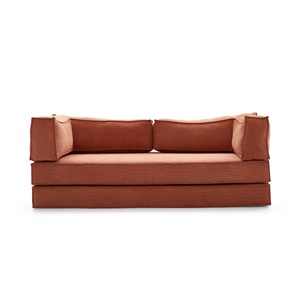 Sofá Cama de Tela de Alta Calidad, Ahorro de Espacio, Almacenamiento Compacto, Juego de Sala de Estar, Envasado al Vacío - Product Image 4