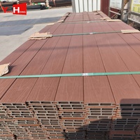 Clôture de jardin en WPC horizontale, panneaux de clôture de sécurité en composite bois-plastique, résistants au vent, pour l'extérieur