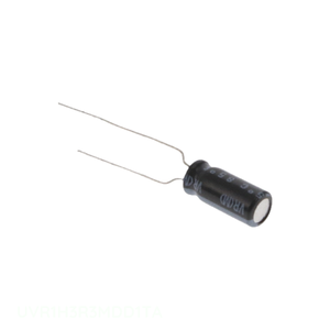 ตัวเก็บประจุแบบ CAP ALUM 3.3UF 20% 50V RADIAL TH แบบ Through Hole 3.3 uF UVR1H3R3MDD1TA - Product Image 1