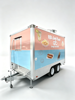 Remorque alimentaire mobile personnalisée entièrement équipée, remorque de restauration complète avec équipement de cuisine, pour snacks, bonbons et chips
