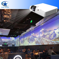 Projecteur d'Affichage Holographique 3D 4D Mobile Immersif, pour Chambre, Restaurant, Mappage Interactif Intérieur, Android