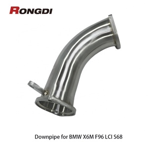 Tubo de Escape de Acero Inoxidable sin CEL, de Alto Flujo y con Catalizador para BMW X5M X6M LCI 2024 S68 4.4T - Product Image 3