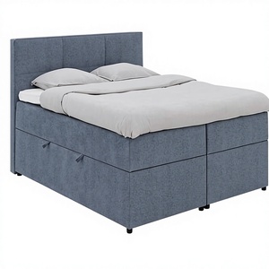 Vente en gros usine <span class=keywords><strong>Lit</strong></span> boxspring de luxe européen réglable et confortable avec tiroirs sous le <span class=keywords><strong>lit</strong></span>, panneau de base à ouverture par vérin à gaz et ressorts ensachés - Product Image 1