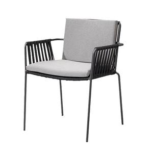 Conjunto de mesa y sillas de ratán para exteriores, 4 plazas, impermeable, muebles contemporáneos para patio, terraza, balcón, villa, jardín - Product Image 5
