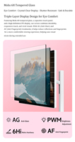 TV Android Portabel 32 Inci dengan Stand, Layar Sentuh Nirkabel, Kamera dengan Mikrofon Terintegrasi, Baterai 4-7 Jam untuk Rumah dan Kantor