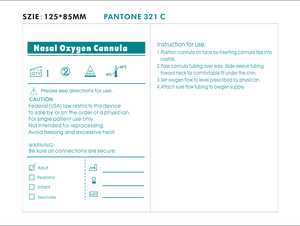 अत्यधिक मांग के बाद, आईएसओ ने स्टार लुमेन ट्यूबिंग के साथ शारीरिक नाक ऑक्सीजन कैनुला - Product Image 4