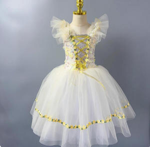 Tutù Professionale di Alta Qualità per Adulti e Bambini, Abito Lungo Romantico da Balletto Giselle per Ragazze - Product Image 4