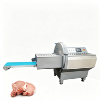 Nouvelle machine à trancher la viande électrique automatique commerciale pour bacon, jambon, steak et bœuf avec acier inoxydable 304 220V