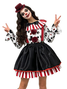 Set Familiare di Halloween, Costume da Clown Senza Anima <span class=keywords><strong>2</strong></span> per Giochi di Ruolo, Abito per Feste e Spettacoli per Bambini - Product Image 2