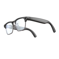 Gafas con IA de Estilo Ejecutivo con Cámara de 8MP, 4GB de Almacenamiento, Batería de 255mAh para Grabación de Video, Fotografía y Traducción por IA