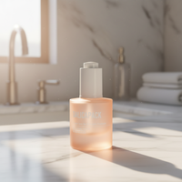Nouveauté 2025 – Flacons compte-gouttes en verre dépoli de 15 ml, 30 ml, 50 ml – Contenants cosmétiques pour sérum et soins de la peau – Ensemble d'emballage sérigraphié
