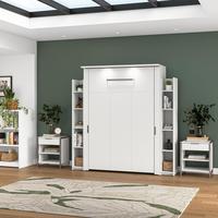 Lit mural vertical de conception nouvelle avec armoire, taille personnalisée, lit Murphy rétractable automatique caché avec bureau, directement de l'usine
