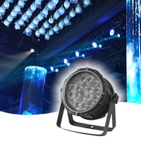 Projecteur de scène LED multi-angles 18*10W RGBW IP65 DMX512 en aluminium moulé sous pression, lumière PAR à intensité variable et température de couleur réglable pour hôtel
