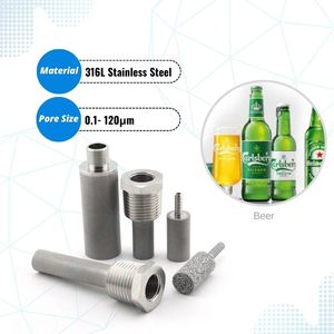 Oem thép không gỉ bong bóng khuếch tán 0.5 2 micron cacbonat đá co <span class=keywords><strong>CO2</strong></span> Ozone sparger cho bia - Product Image 1