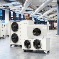 Unité de condensation semi-hermétique écoénergétique pour congélateur rapide et chambre froide, pièces d'échange thermique pour la réfrigération industrielle