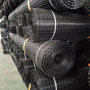 Polyester nhựa cường độ cao linh hoạt hai trục lưới <span class=keywords><strong>geogrid</strong></span> cho đường vỉa hè gia cố dốc ổn định 30-200kn - Product Image 3