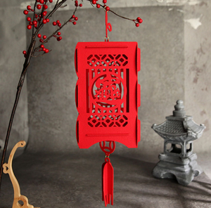 Linterna de fieltro decorativa para decoración de Año Nuevo Chino, farol impermeable para decoración de <span class=keywords><strong>Chinatown</strong></span> - Product Image 2