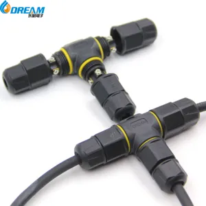 Ip68 M20 T Loại Cáp Bên Ngoài Đường Kính 6-10Mm Không Thấm Nước Kết Nối 2/3 Pin Điện Thiết Bị Đầu Cuối Adapter LED Ánh Sáng Ngoài Trời Kết Nối