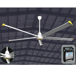 Big Cubic Air Volume Large Size Industrial Ceiling Fan With HVLS Fan For Cow Farms Big House