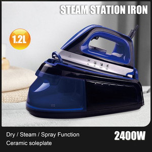 เตารีดไฟฟ้า ถังน้ำ 1.2 ลิตร 2400 วัตต์ แผ่นความร้อนเซรามิก สำหรับใช้ในบ้าน - Product Image 2
