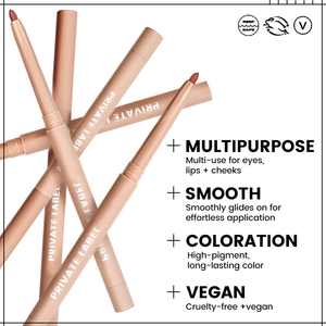 ดินสอเขียนขอบปากเนื้อแมทท์สีชัดติดทนนาน MLM Custom Makeup  รับผลิตแบรนด์ส่วนตัว - Product Image 4
