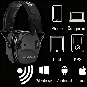 <span class=keywords><strong>Protectores</strong></span> Auditivos Inalámbricos WorkCast con Bluetooth, Insonorizados, OEM, ABS, Cómodos, Electrónicos, Tácticos, <span class=keywords><strong>para</strong></span> Tiro, 22dB NRR - Product Image 3