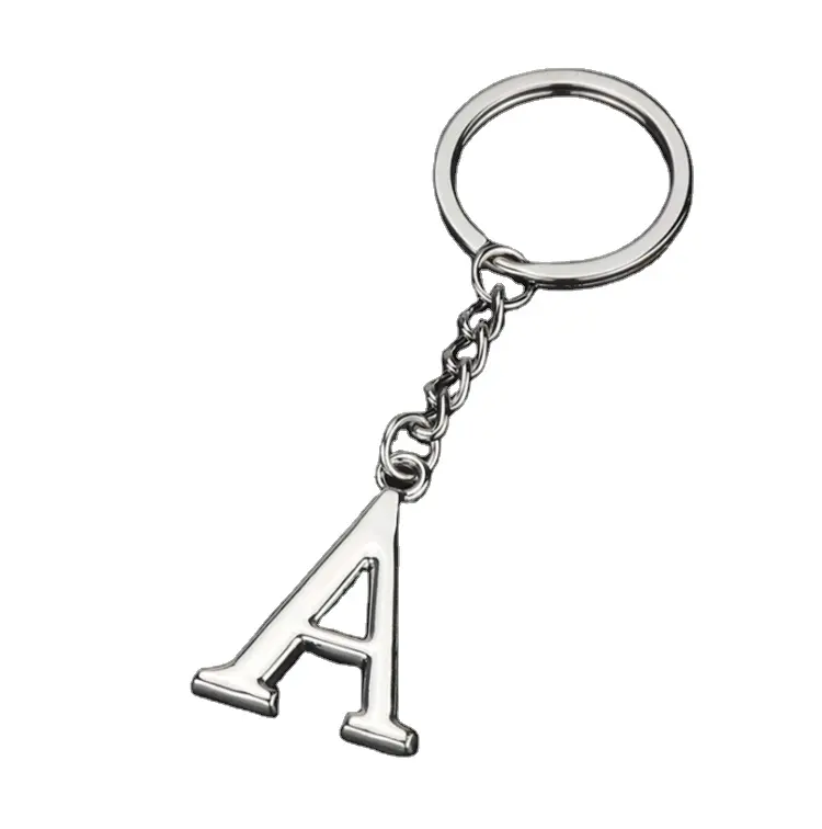 Bán Buôn 26 Chữ Cái Ban Đầu Keychain Bảng Chữ Cái Key Ring Chủ Thư Keychain