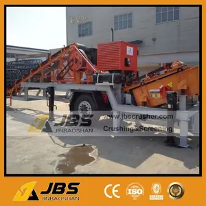 Movable Stone Crusher Wheel Mounted Crusher Plant Hot Sales Stone Jaw Crusher