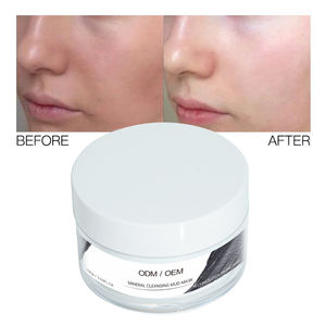 ODM/OEM Vegan Face Anti-Acné Reduce las espinillas Exfoliante Limpieza Mascarilla de barro Carbón de bambú Mascarilla de arcilla de limpieza profunda - Product Image 4