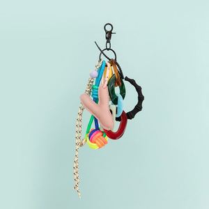 26 chữ cái phụ kiện da Túi treo điện thoại di động quyến <span class=keywords><strong>r</strong></span>ũ Ba lô tự làm tối giản Túi tre bóng chuyền dệt <span class=keywords><strong>Miu</strong></span> hộp không khí - Product Image 2