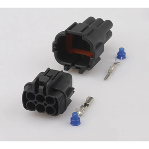 Conector Impermeable Automotriz Dragon Leap de 6 Pines Pb295 03020 Macho Hembra de Inserción Recta Ip20 Paquete a Granel - Product Image 1