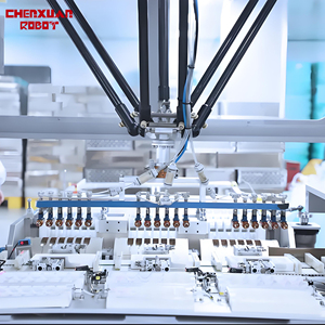 Delta paralel robotik kol 1kg yük standart 4-axis gıda Pharma FMCG elektronik otomotiv yarı iletken akıllı ambalaj için - Product Image 5