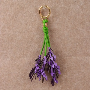 Creative 2026 Summer Holiday <b>Gift</b> Women Fashion Bag Accessories Girls Birthday Soft PU Leather Tassel Purple <b>Lavende</b> Charms - Product Image 2