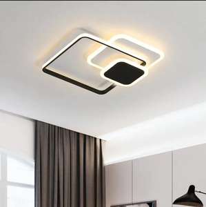 Carré led Surface Monté lumières Salon Chambre Moderne ultra mince cercle Plafonnier - Product Image 5