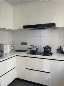 Muebles de Cocina con Gabinetes Empotrados y Estilo Isla, Estilo Minimalista para Apartamentos Residenciales y Hoteles - Product Image 2