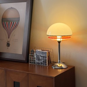 Lámpara de mesa estilo vintage con control de interruptor E27 para dormitorio, sala de estar, estudio, iluminación ambiental de diseño - Product Image 3
