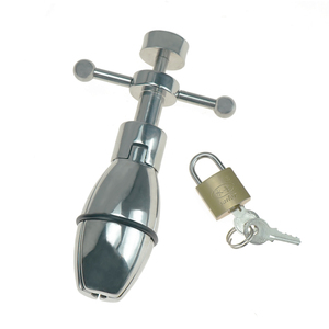 Dongkai Heavy Openbare Solide RVS Anale Plug Slot Uitbreidbare Anusplug, Anus Slot Butt Plug Grote Buttplug Anus Trainer Butt Plug - Product Image 1
