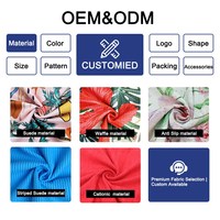 Customize Size Free Logo Print Fast Delivery Summer Large Microfiber Beach Towels Luxury Tropical Style Sand-Free Sport Towel