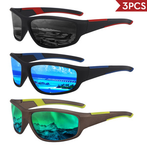 Sunglasses Men Polarized UV380 PC <b>Frame</b> TAC Lens Type 3 Sunshades Black <b>Square</b> <b>Frame</b> Driving Summer Style - Product Image 3