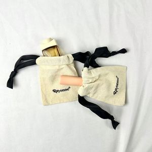 Customized Eco-Friendly Organic Cotton Gift Packaging <b>Pouch</b> with <b>Drawstring</b> Closure Custom Logo for Jewelry & Watch Promotion - Product Image 6