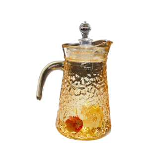 Teteras de vidrio de estilo clásico de 1,8 l, teteras, juego de bebida transparente con asa de tapa para el hogar, restaurante, negocios para regalos - Product Image 1