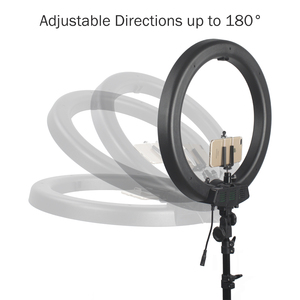 2020 nouveau HOSHI 18 pouces 55W RL-18 LED anneau lumineux Dimmable anneau éclairage pour maquilleur <span class=keywords><strong>vidéaste</strong></span> YouTube Photo Shooting - Product Image 5