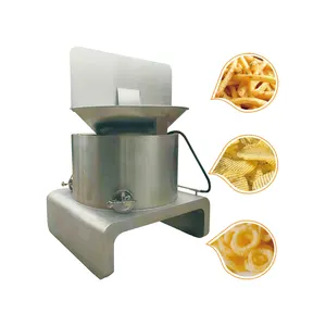 Linha de máquina de óleo de alimentos fritos, equipamento de remoção de óleo de desengraxadeira de batatas fritas, máquina de remoção de óleo