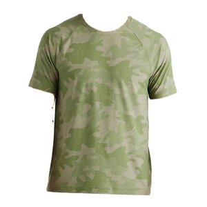 เสื้อยืดผู้ชายขายส่ง ผ้าคอตตอน 100% คอโอ แขนสั้น ทรงหลวม สวมใส่สบาย ระบายอากาศได้ดี ไม่เป็นขุย - Product Image 1