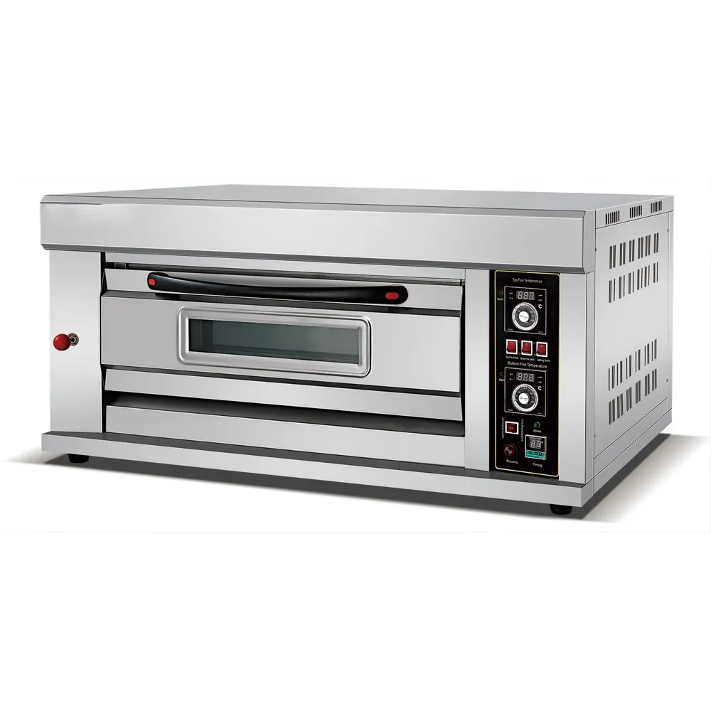 Diskon Besar-besaran Peralatan Oven Roti Oven Gas Industri untuk Dijual Harga 1 Dek 2 Nampan Oven Kue Roti Industri