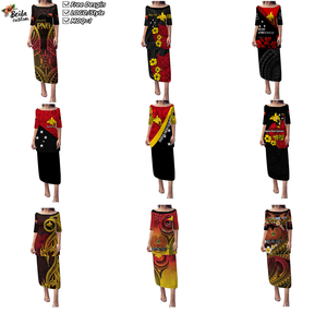 Conjunto <span class=keywords><strong>de</strong></span> vestido <span class=keywords><strong>de</strong></span> dos piezas para mujer del 50 aniversario <span class=keywords><strong>de</strong></span> Papúa Nueva Guinea <span class=keywords><strong>de</strong></span> último diseño personalizado - Product Image 1