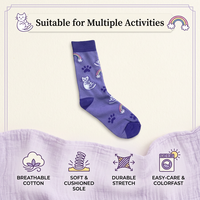 Chaussettes amusantes en coton peigné de haute qualité OEM, couleurs personnalisées, chaussettes jacquard tricotées confortables pour homme et femme, pour la vie quotidienne